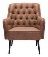 ZUO Tasmania Accent Chair Vintage Brown