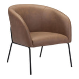 ZUO Quinten Accent Chair Vintage Brown