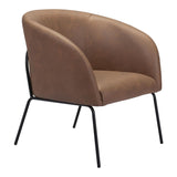 ZUO Quinten Accent Chair Vintage Brown