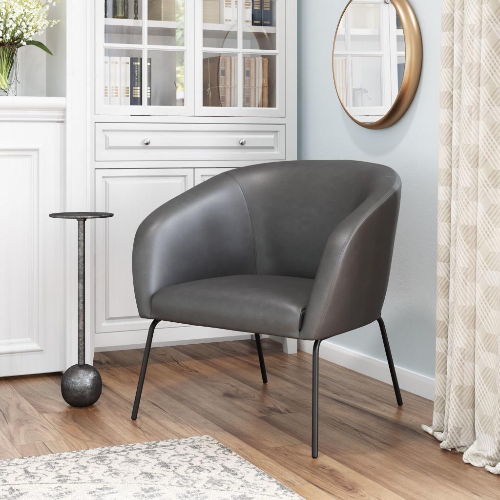 ZUO Quinten Accent Chair Vintage Gray