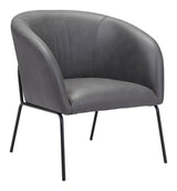 ZUO Quinten Accent Chair Vintage Gray