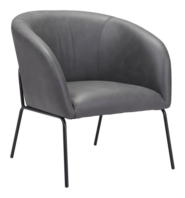 ZUO Quinten Accent Chair Vintage Gray