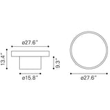 ZUO Watson Coffee Table Black