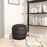 ZUO Lillian Ottoman Black