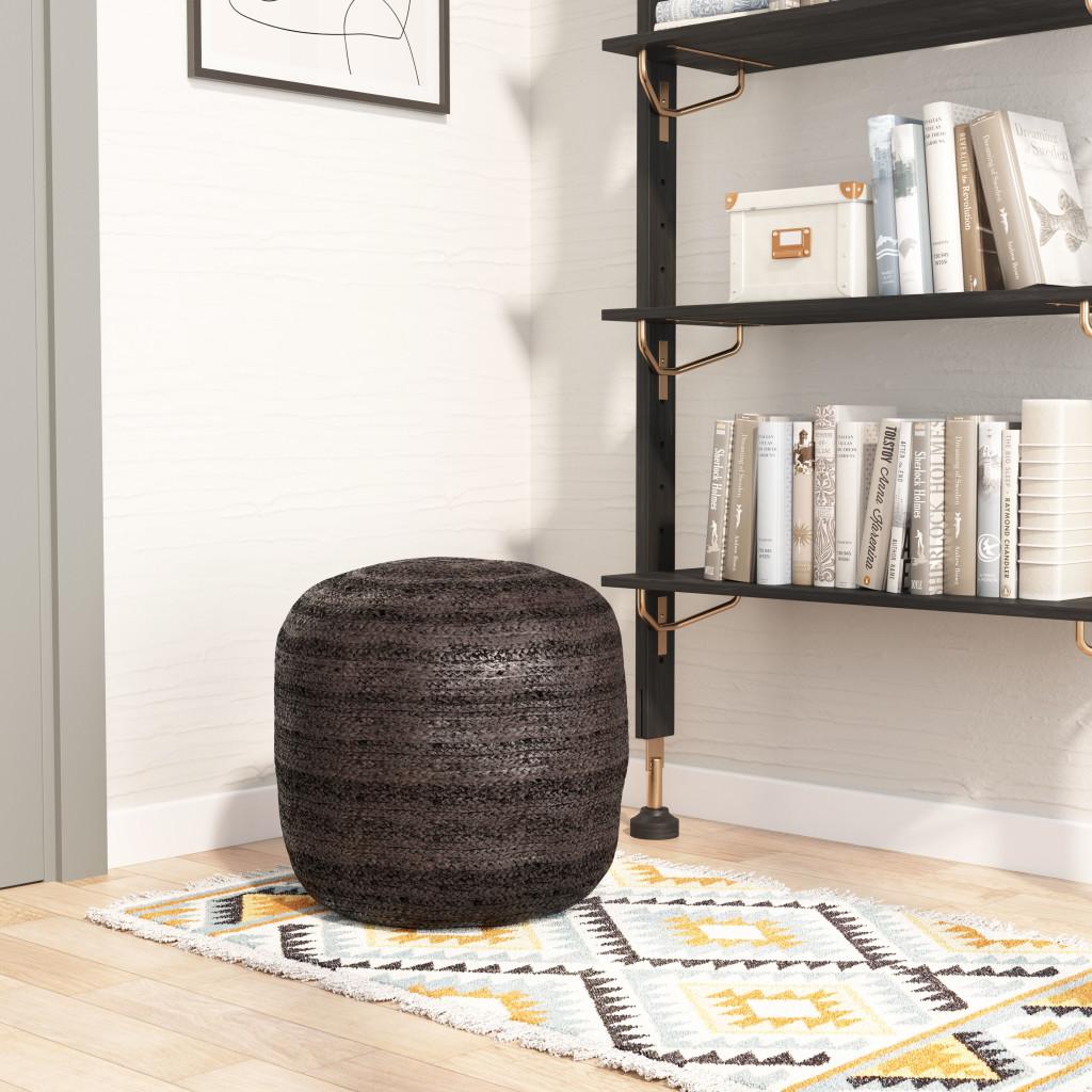 ZUO Lillian Ottoman Black