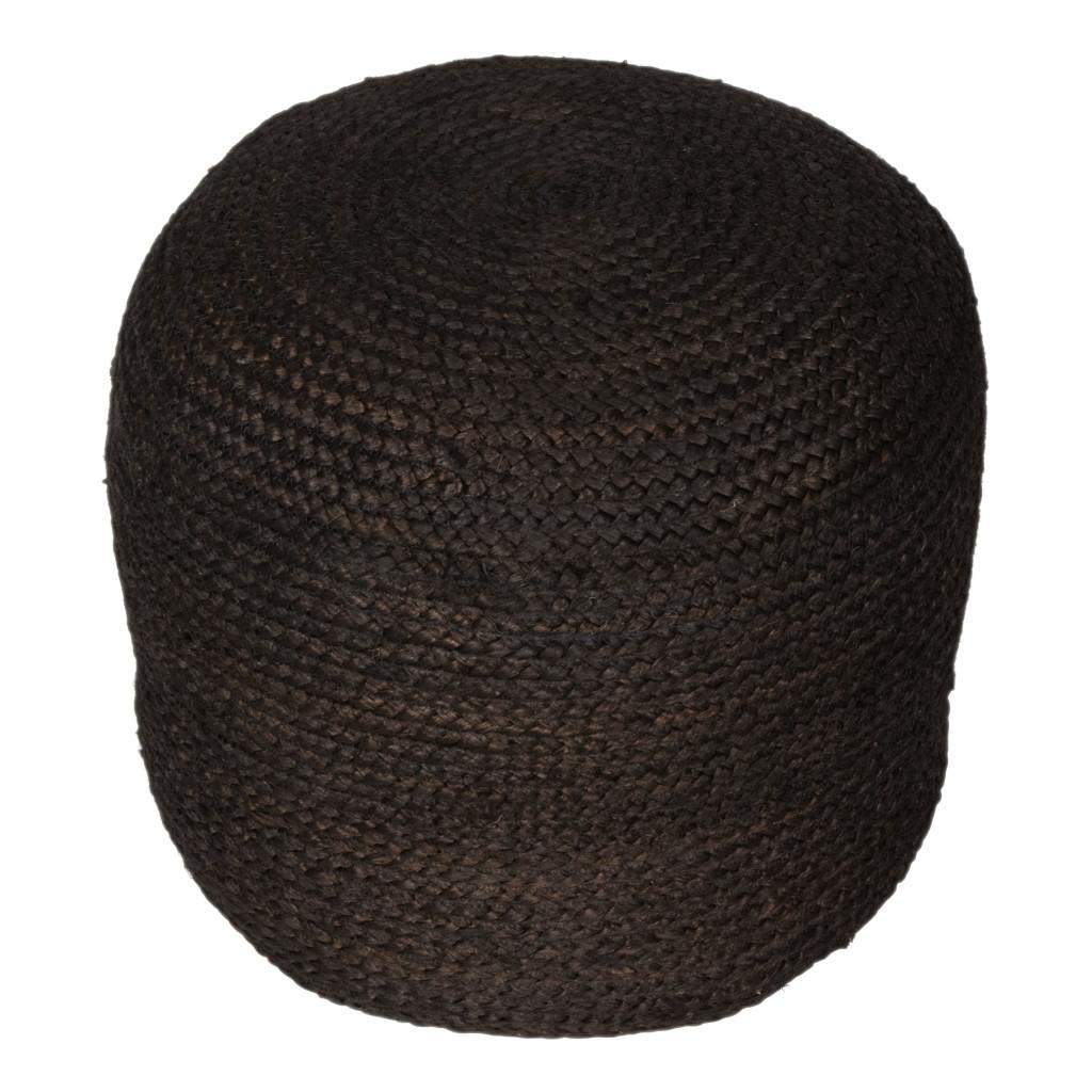 ZUO Lillian Ottoman Black