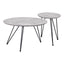 ZUO Kerris Coffee Table Set (2-Piece) Gray & Black