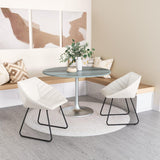 ZUO Miguel Dining Chair (Set of 2) White