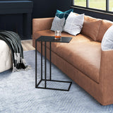 ZUO Atom Side Table Black