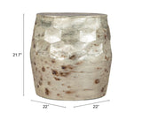 ZUO Pam Side Table Antique Beige