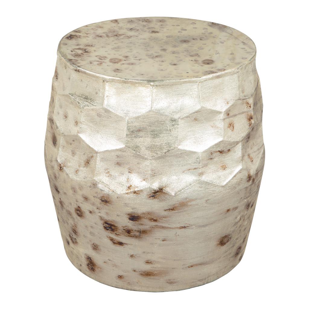 ZUO Pam Side Table Antique Beige