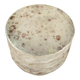 ZUO Pam Side Table Antique Beige