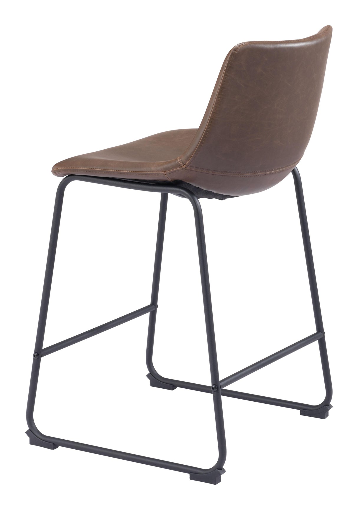 ZUO Smart Counter Stool (Set of 2) Vintage Espresso