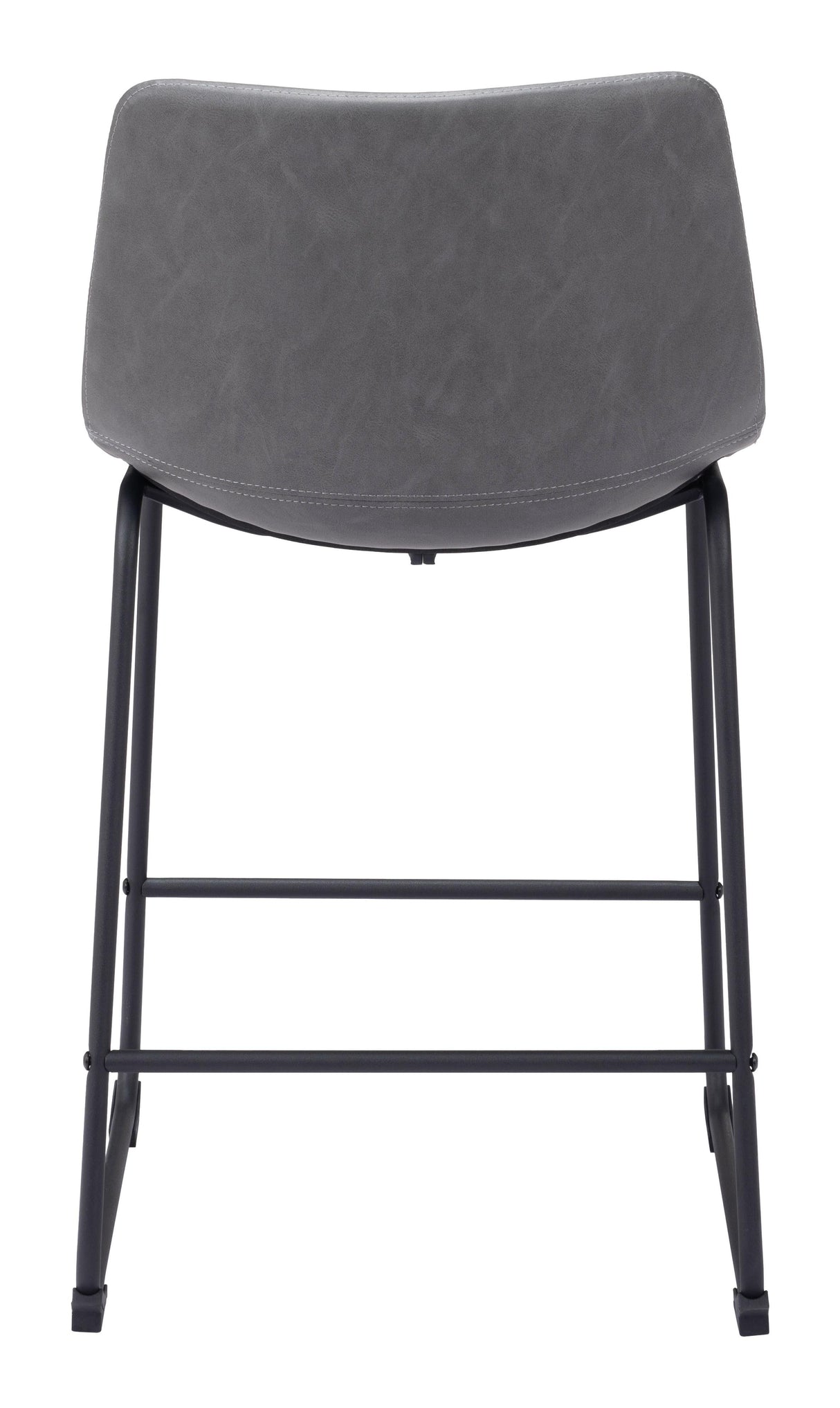 ZUO Smart Counter Stool (Set of 2) Charcoal