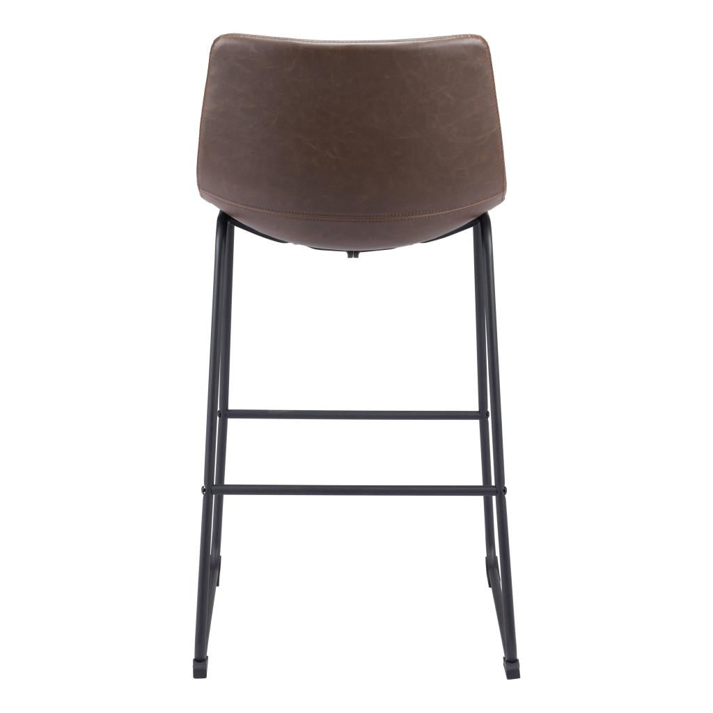 ZUO Smart Barstool (Set of 2) Vintage Espresso