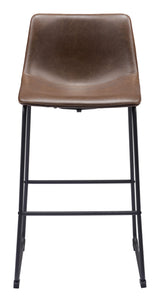 ZUO Smart Barstool (Set of 2) Vintage Espresso