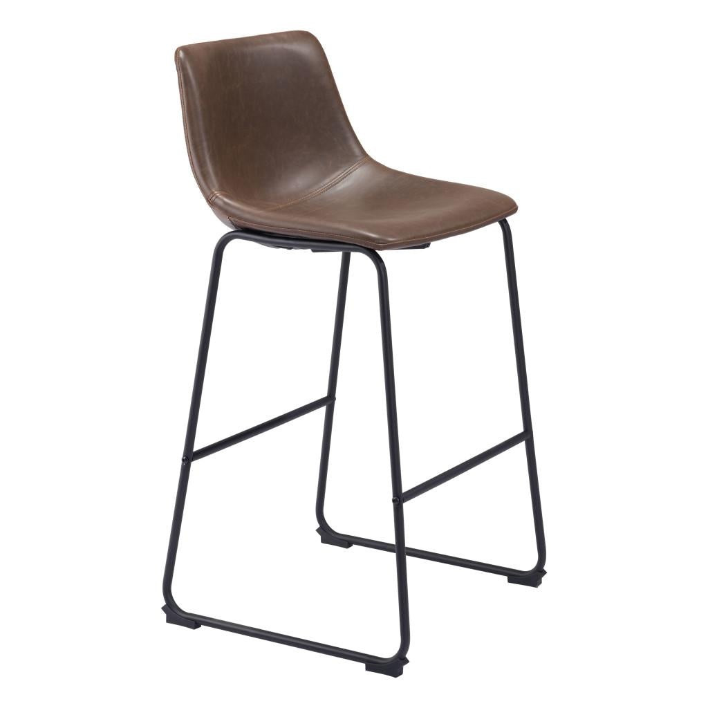 ZUO Smart Barstool (Set of 2) Vintage Espresso