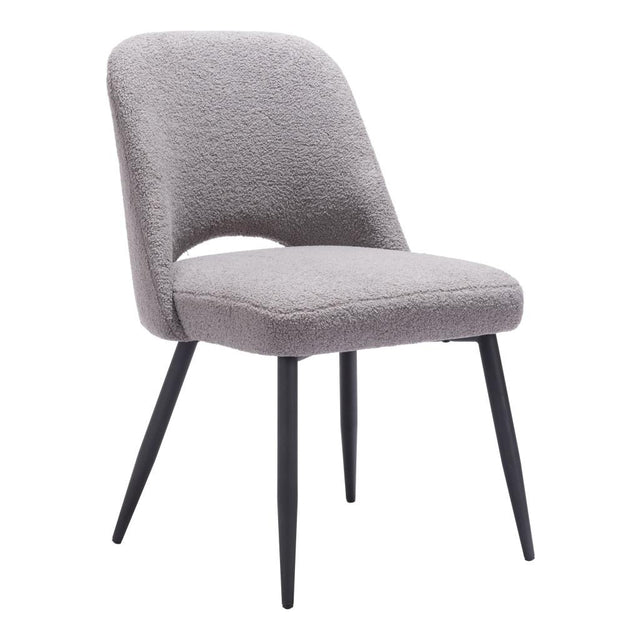 ZUO Teddy Dining Chair (Set of 2) Gray