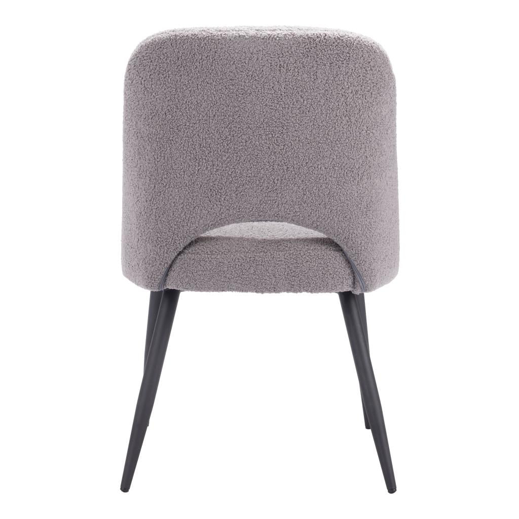 ZUO Teddy Dining Chair (Set of 2) Gray