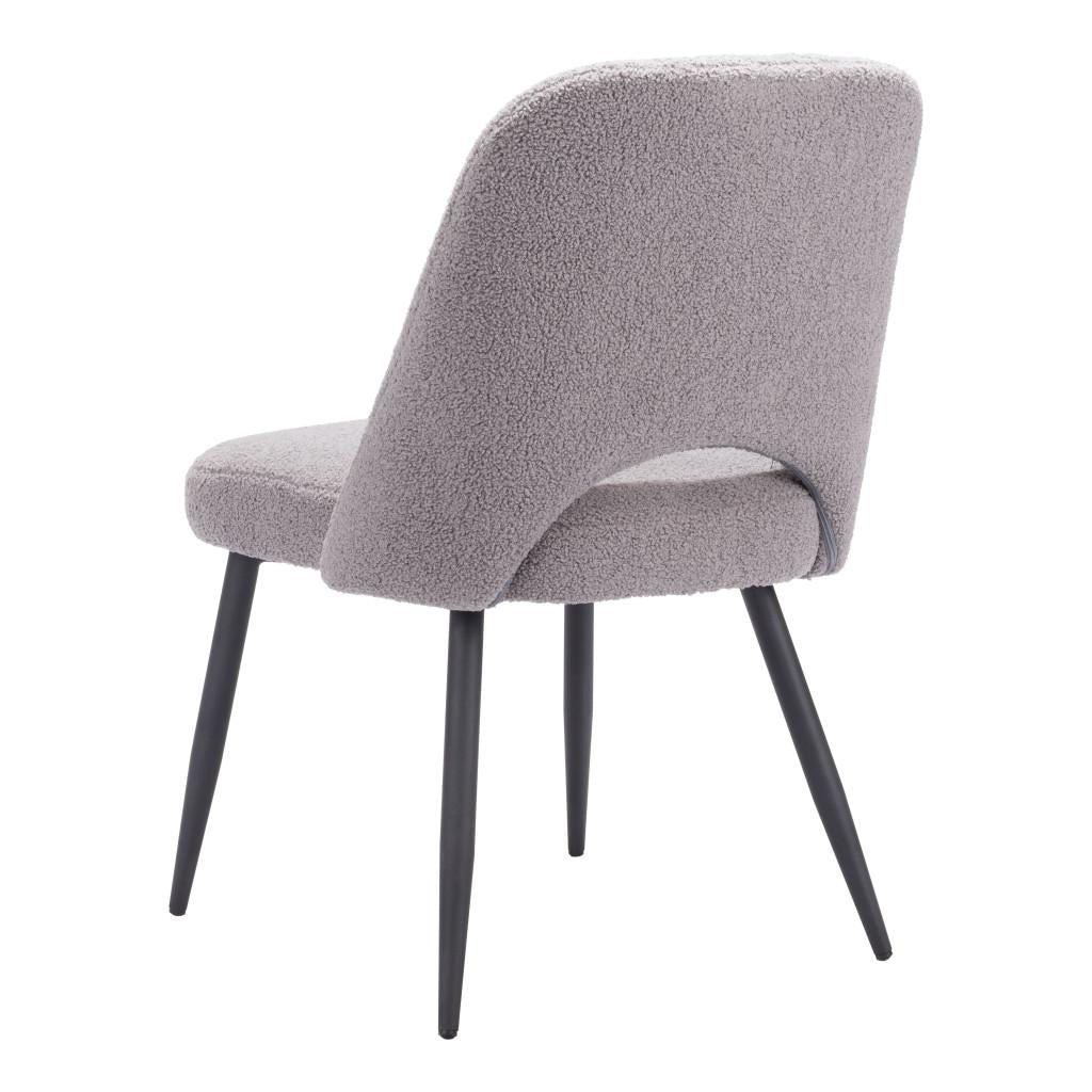 ZUO Teddy Dining Chair (Set of 2) Gray
