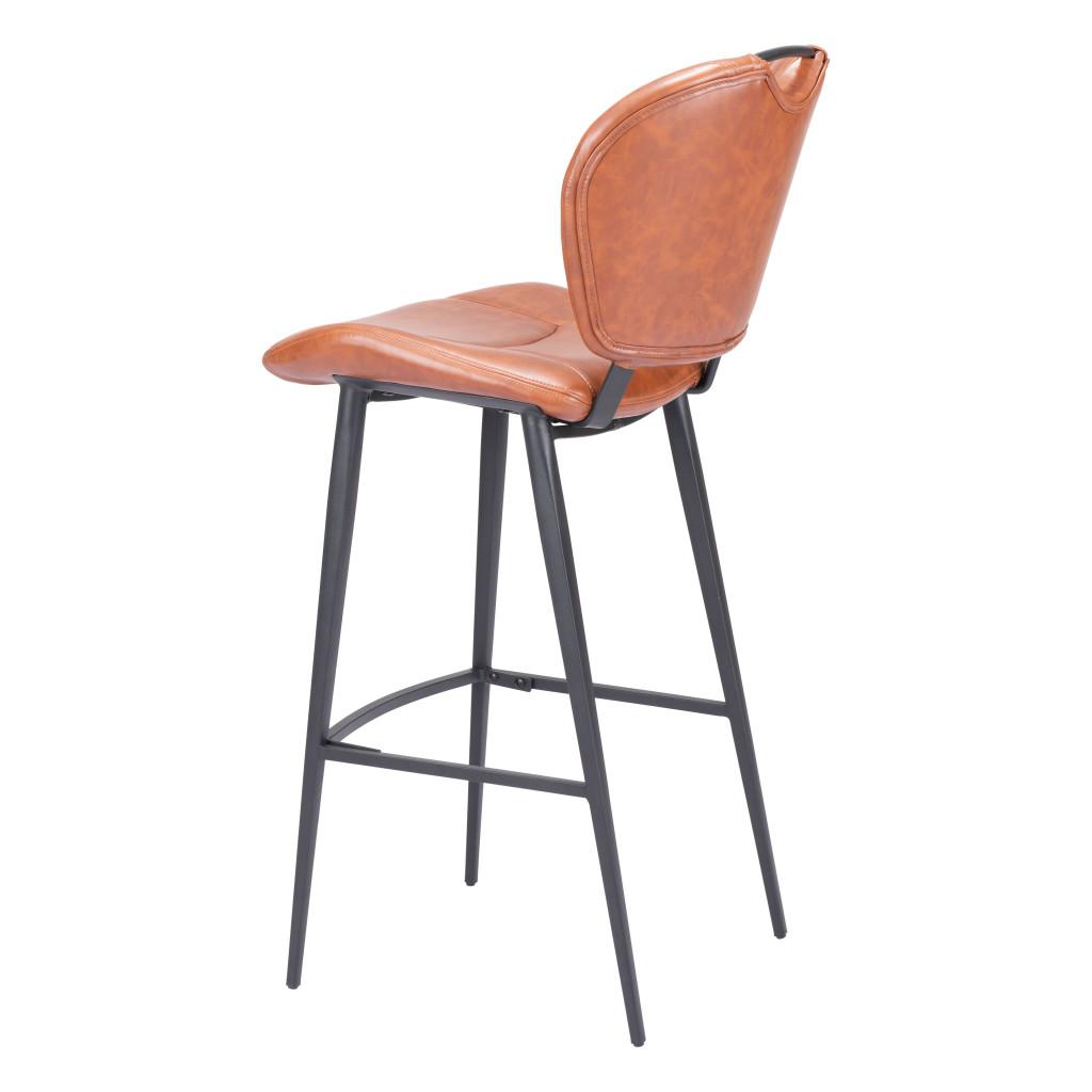ZUO Terrence Barstool Vintage Brown