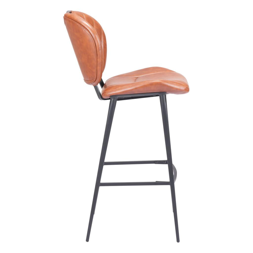 ZUO Terrence Barstool Vintage Brown