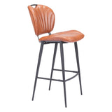 ZUO Terrence Barstool Vintage Brown