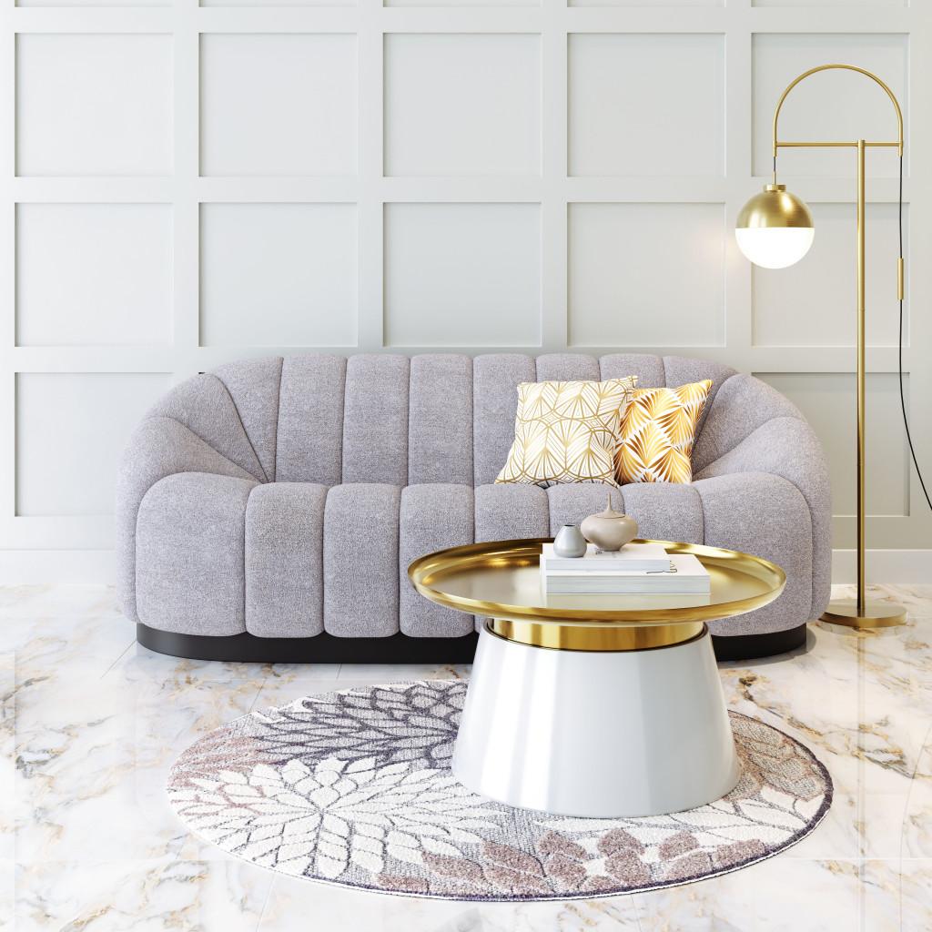 ZUO Bhutan Sofa Light Gray