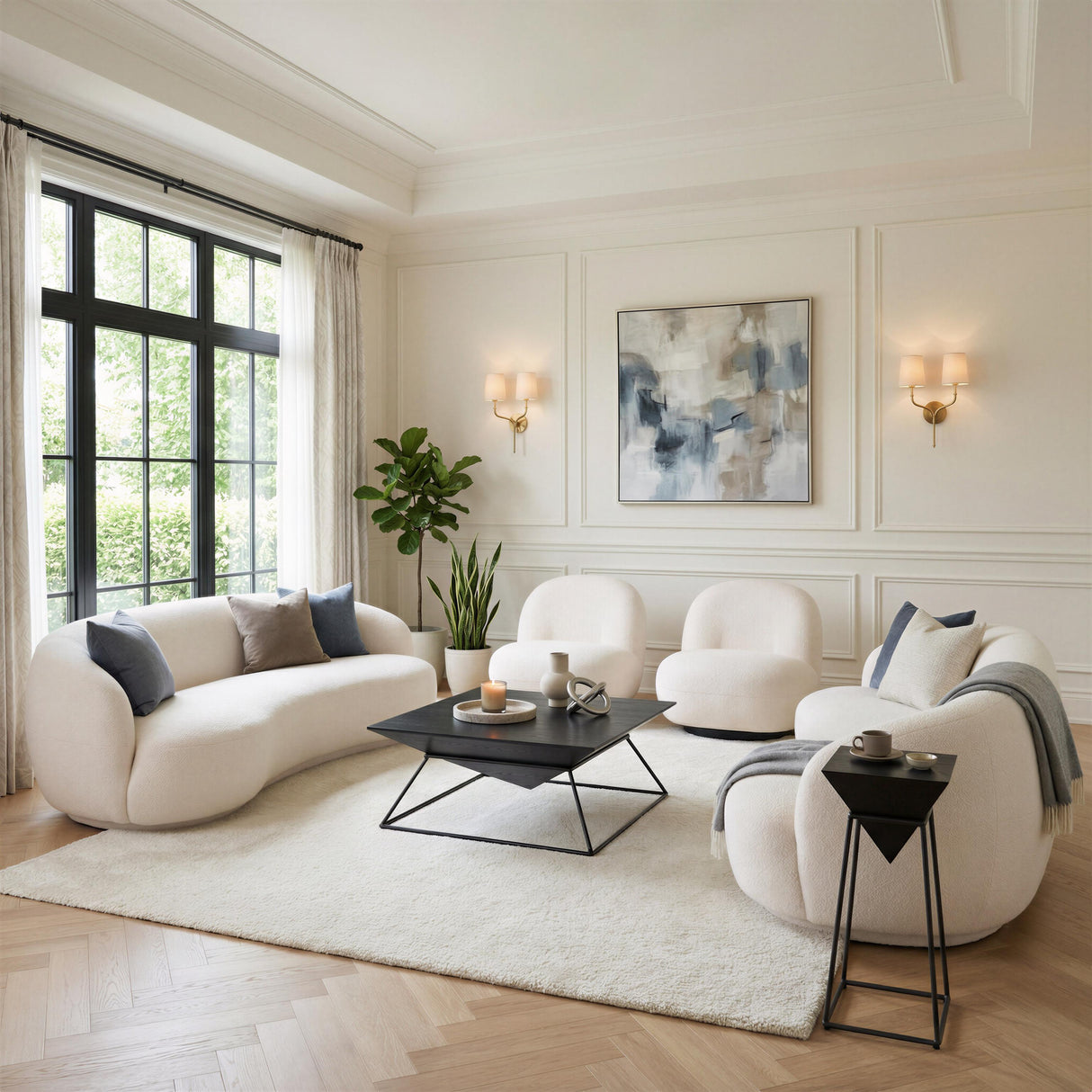 ZUO Myanmar Accent Chair Cream