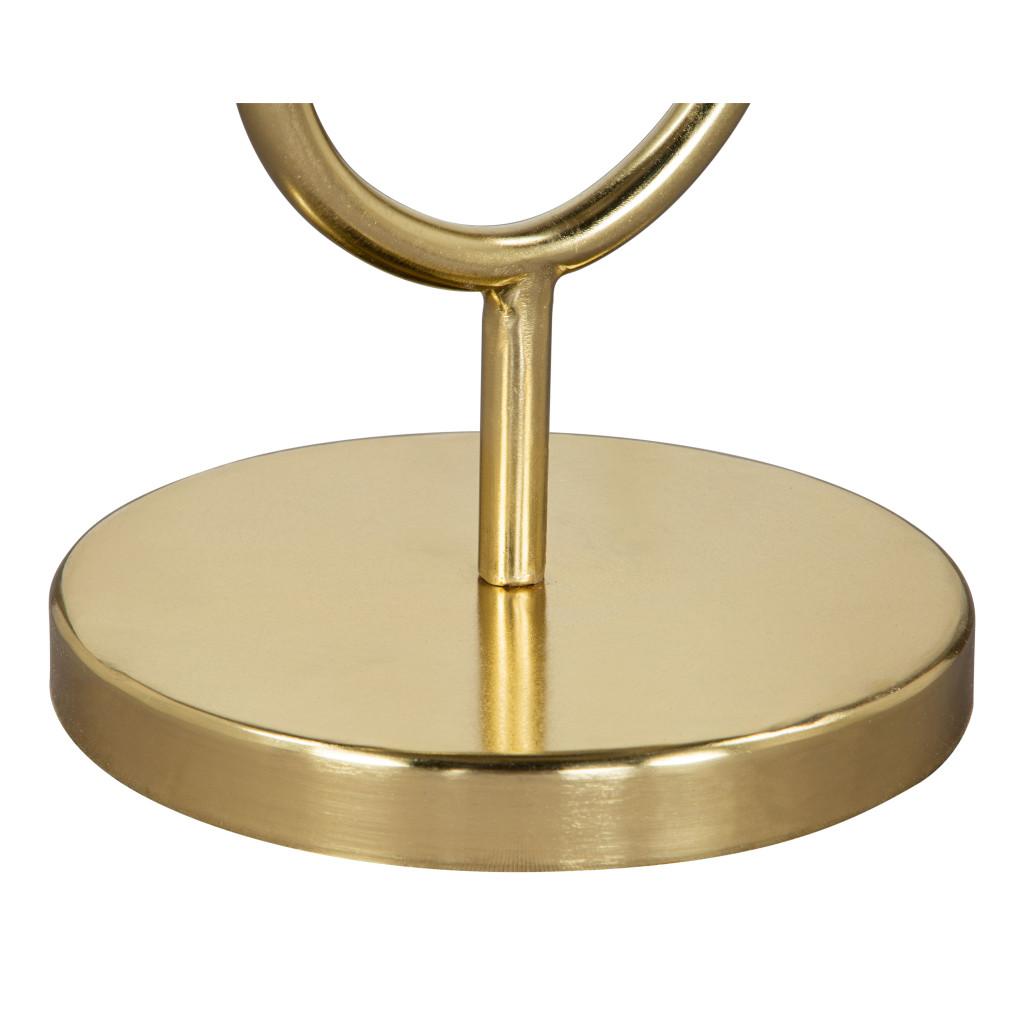 ZUO Marc Side Table White & Gold