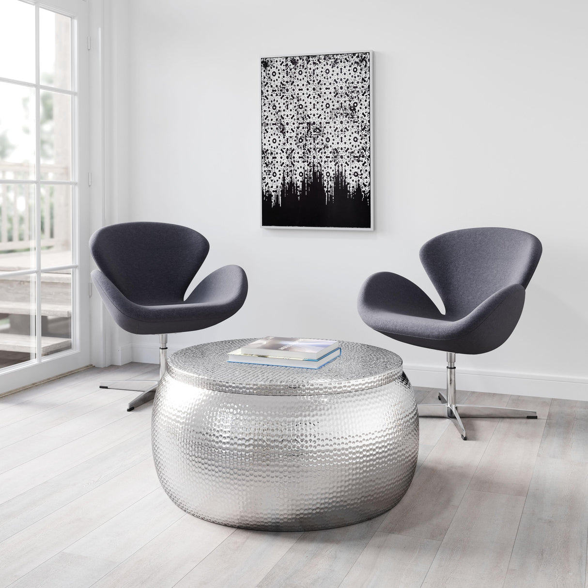 ZUO Solo Coffee Table Silver