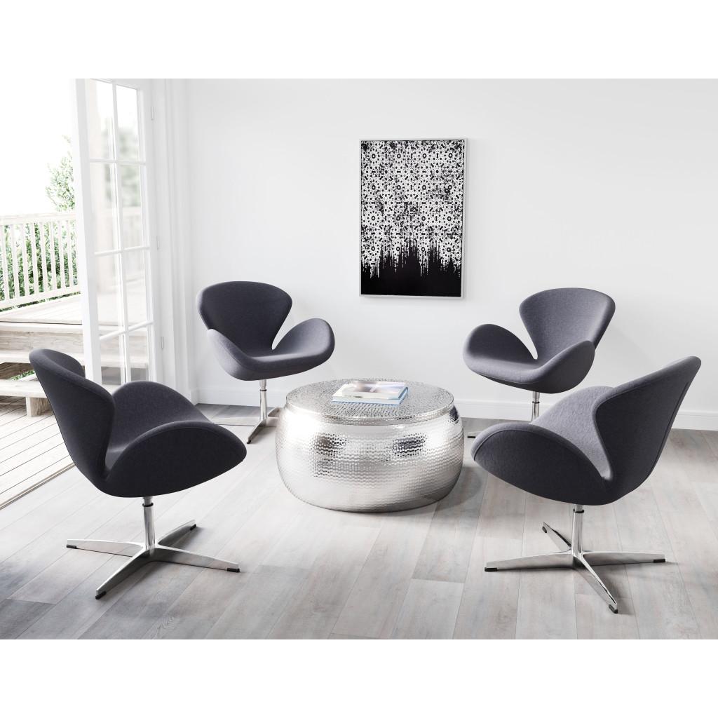 ZUO Solo Coffee Table Silver