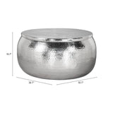 ZUO Solo Coffee Table Silver