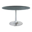 ZUO Metropolis Dining Table Gray & Silver