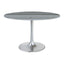 ZUO Star City Dining Table Gray & Silver