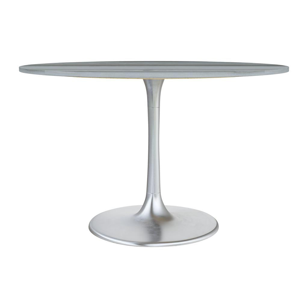 ZUO Star City Dining Table Gray & Silver