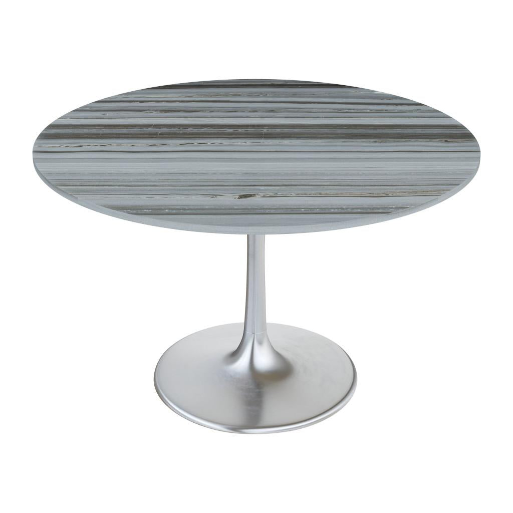 ZUO Star City Dining Table Gray & Silver