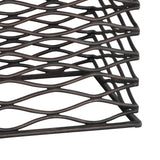 ZUO Duke Side Table White & Antique Bronze