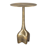 ZUO Lexi Side Table Antique Brass