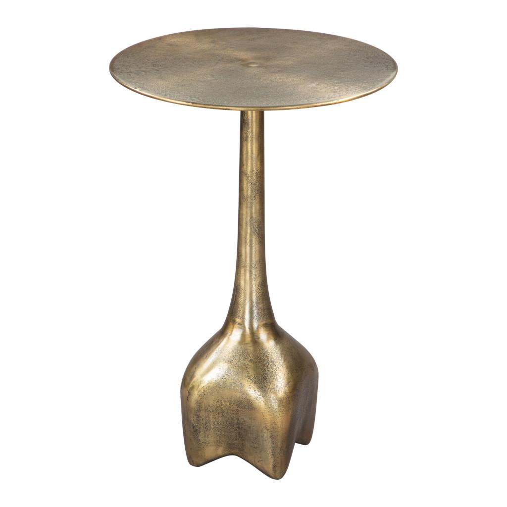ZUO Lexi Side Table Antique Brass