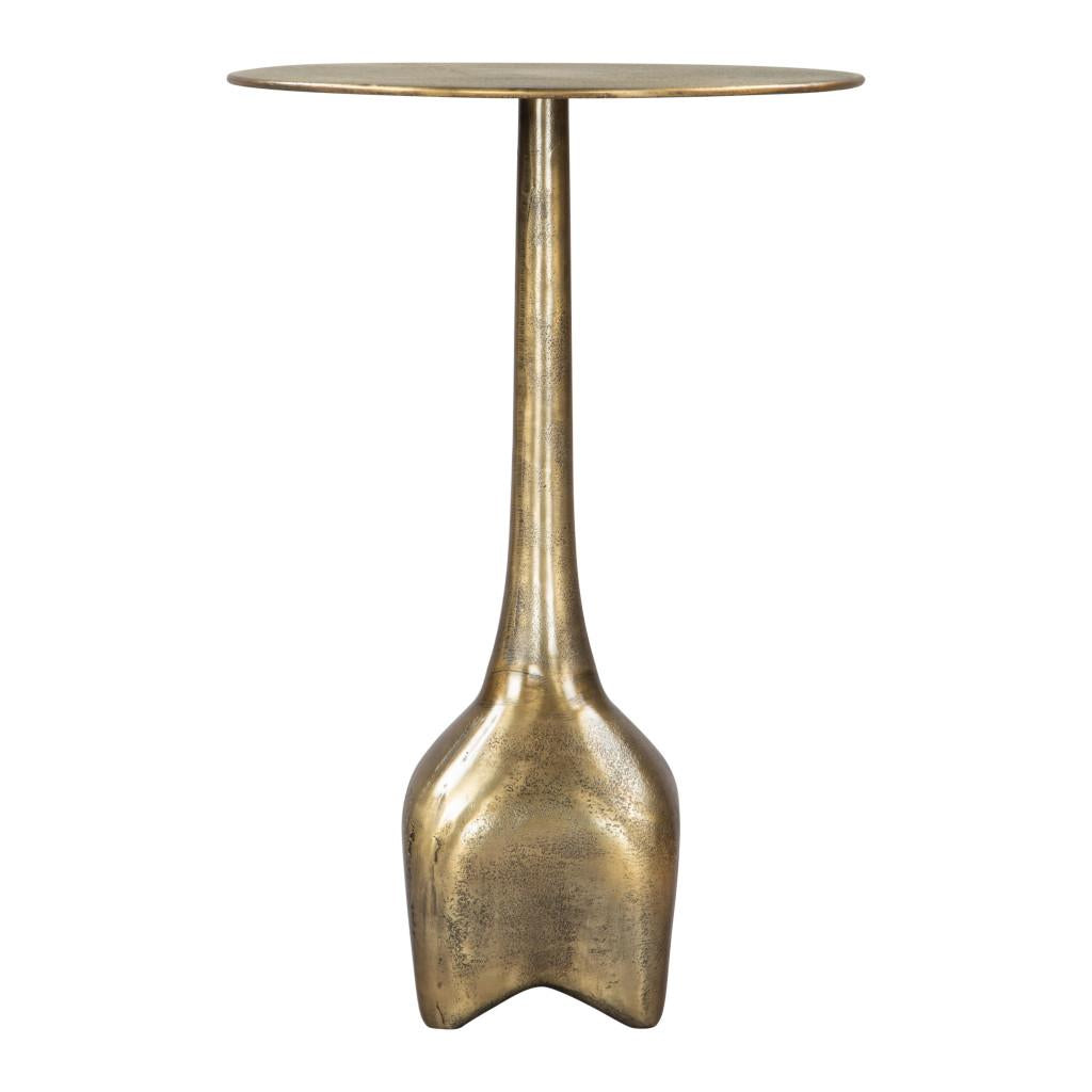 ZUO Lexi Side Table Antique Brass