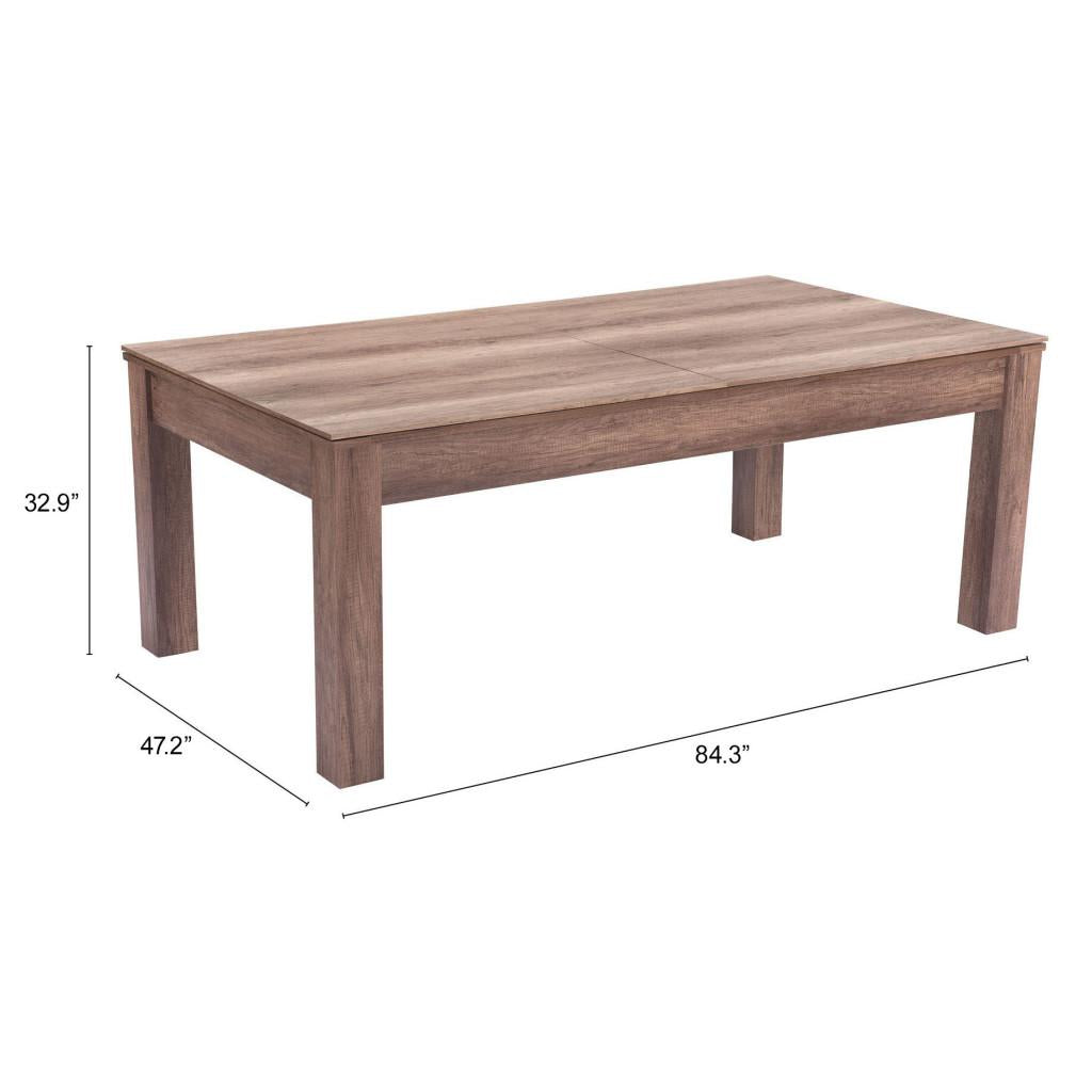 ZUO Bonker 3 in 1 Table Brown