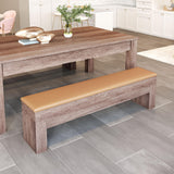ZUO Bonker Storage Bench (Set of 2) Brown