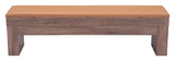 ZUO Bonker Storage Bench (Set of 2) Brown