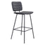 ZUO Boston Barstool (Set of 2) Vintage Black