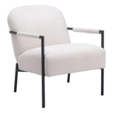 ZUO Chicago Accent Chair Ivory