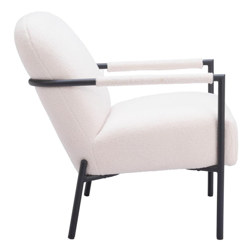 ZUO Chicago Accent Chair Ivory