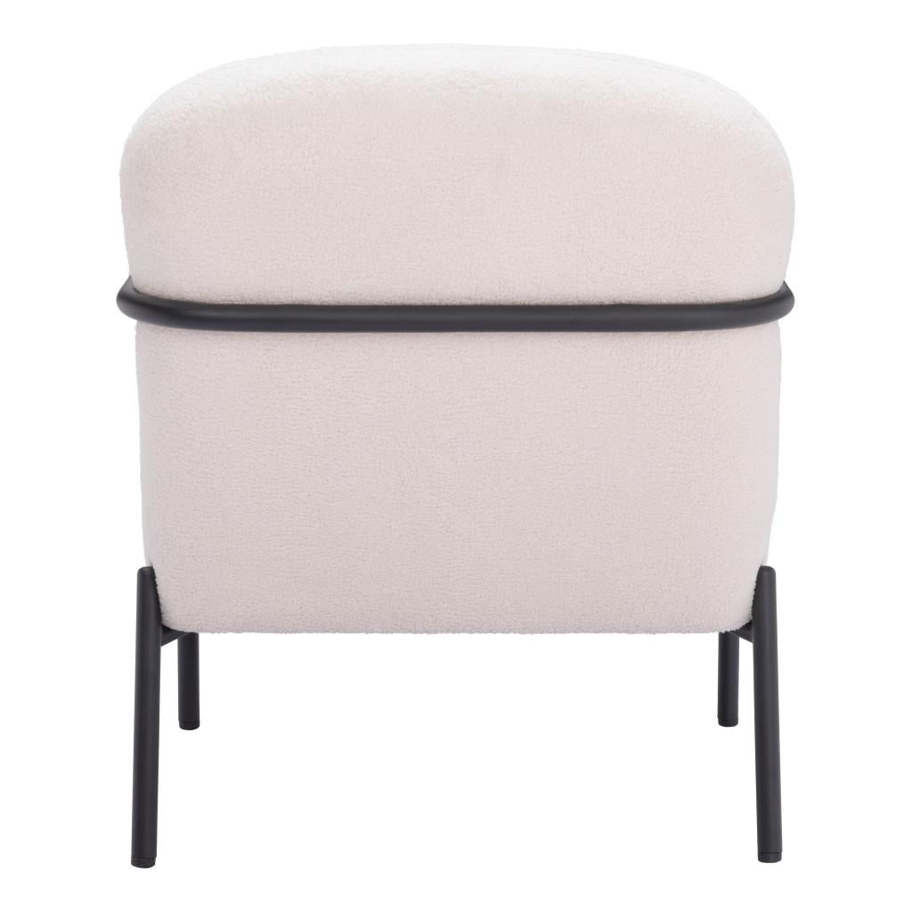 ZUO Chicago Accent Chair Ivory