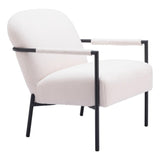 ZUO Chicago Accent Chair Ivory