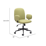 ZUO Lionel Office Chair Olive Green